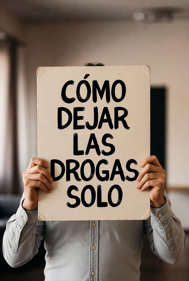 como dejar las drogas solo